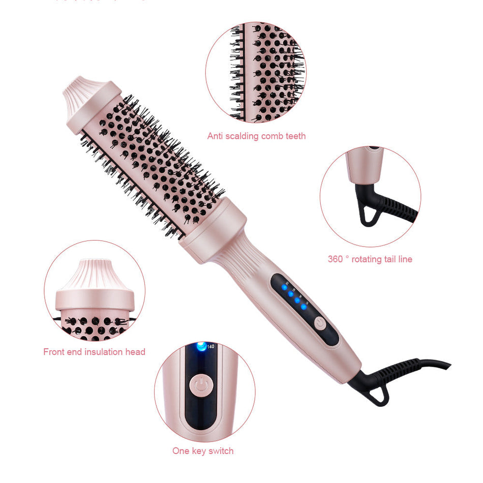 1108 Fluffy Hair Straightening Comb Curling Styling Tool