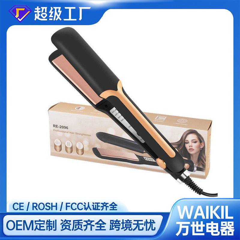 WAIKIL 3-in-1 Hair Straightener Curling Rod Styling Tool