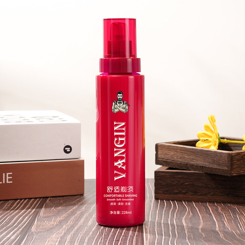 Vangin Shaving Cream, Unscented Softening Beard Lubricant