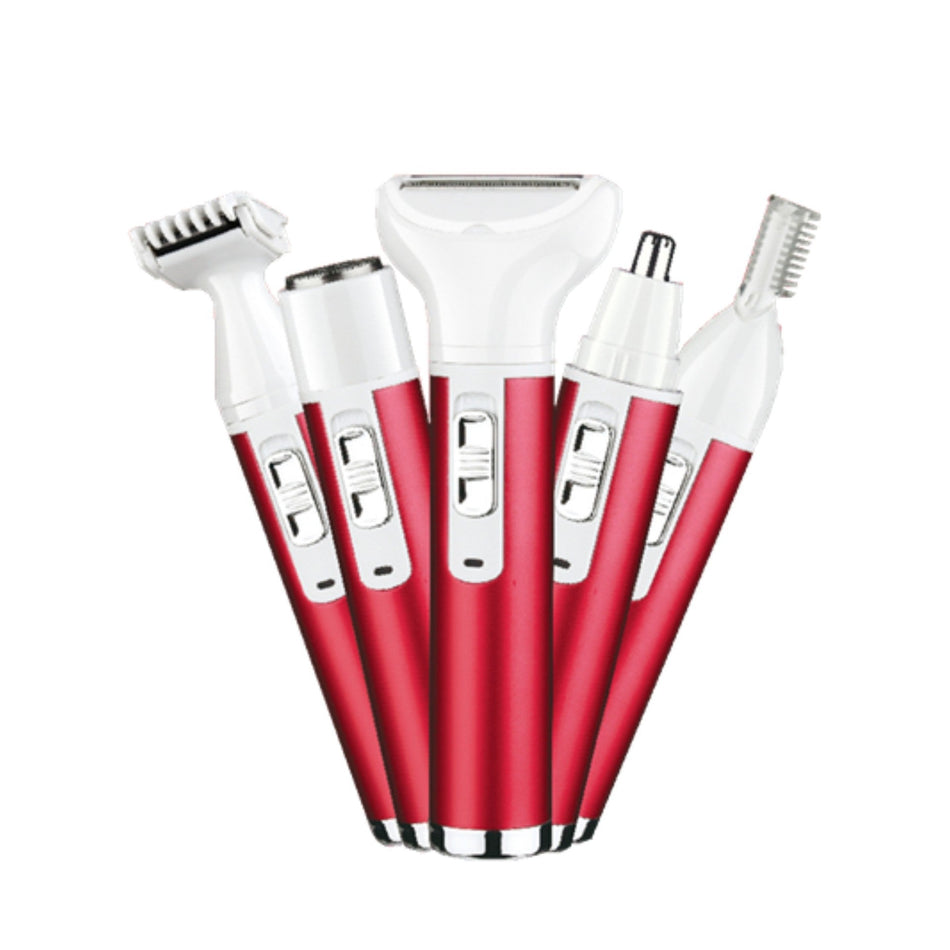 5-in-1 Electric Shaver for Women Wet Dry Body Hair Remover