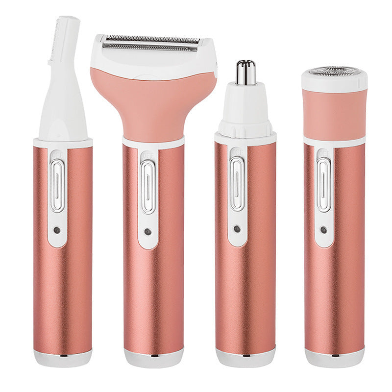 4-in-1 Women's Electric Shaver USB Rechargeable Hair Remover