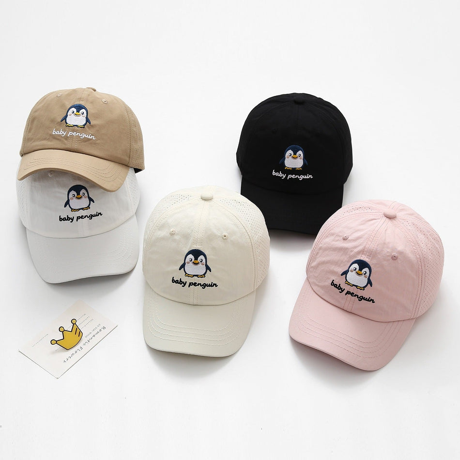 Kids' Little Penguin Breathable Mesh Baseball Cap