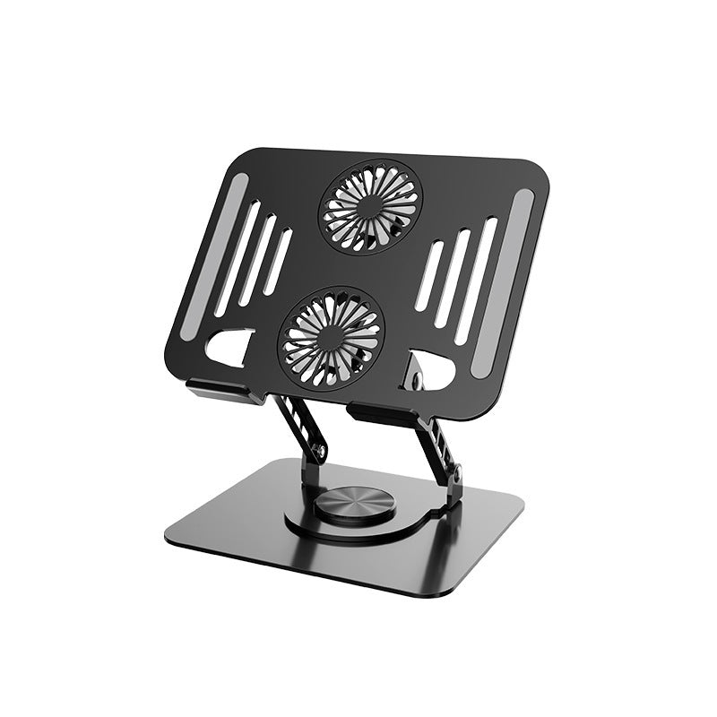 Aluminum Alloy Laptop Cooling Stand with Rotating Height