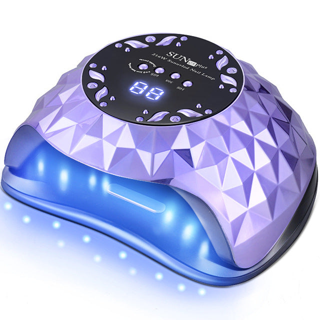 216W UV LED Nail Lamp Gel Polish Curing Light with Smart Sensor