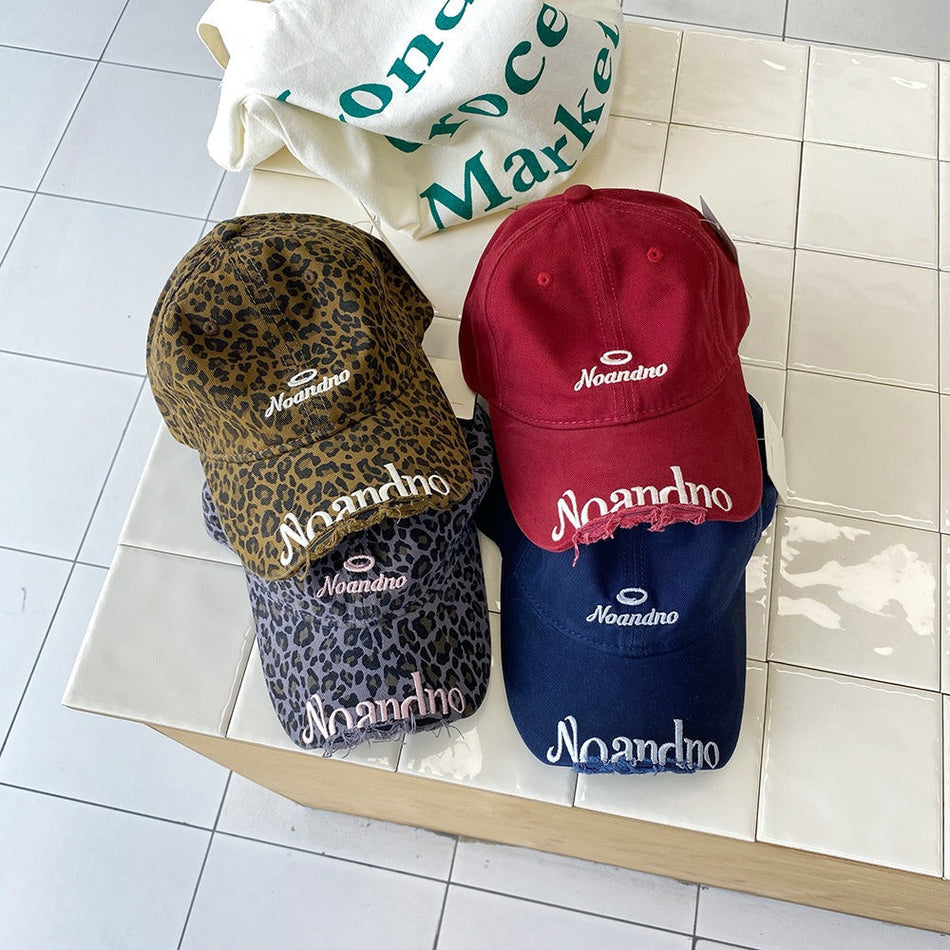 Kids' Letter Embroidered Cotton Baseball Cap, All-Match