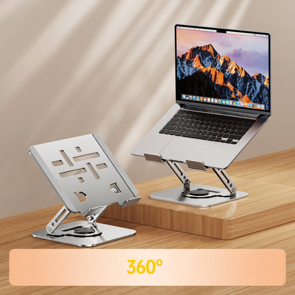 Foldable Laptop Stand with Elevated Cooling Support for Laptops