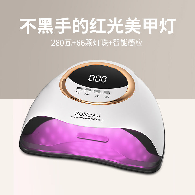 BM-11 UV LED Nail Lamp 81 Beads Red Light Gel Curing Dryer