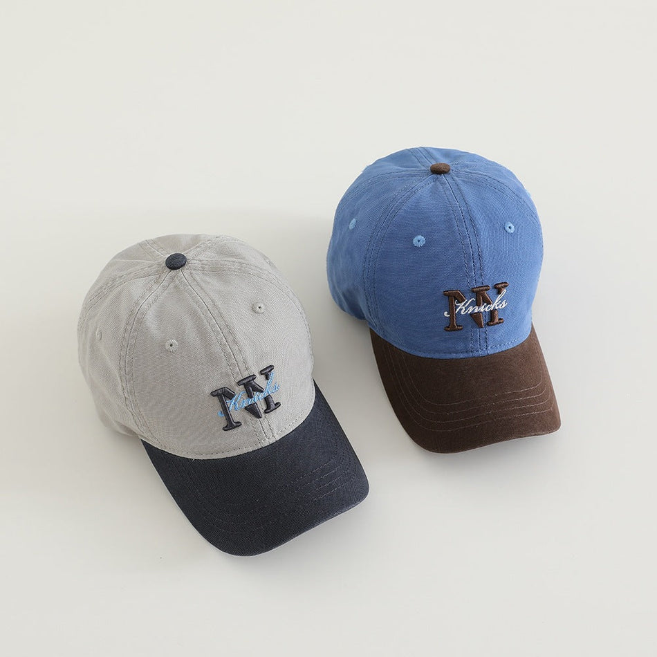 Kids' Retro Style Cotton Baseball Cap, All-Match