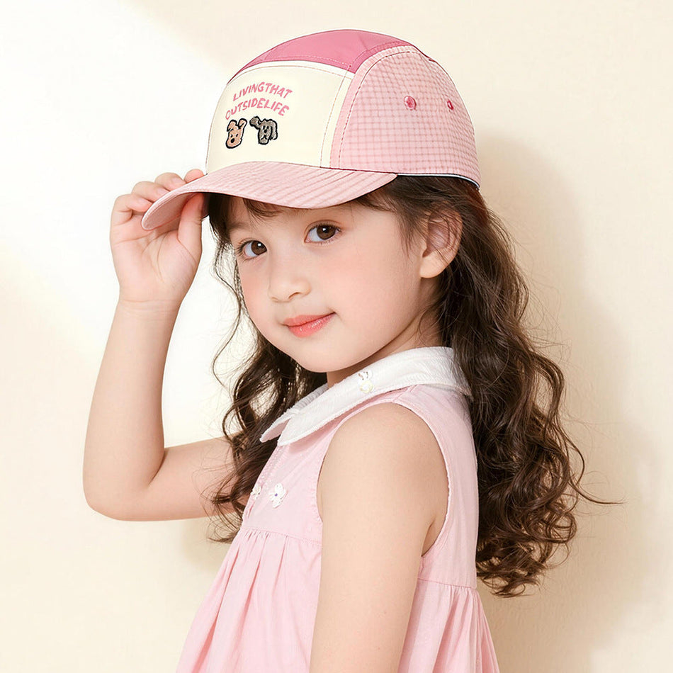 Kids' Quick-Dry Embroidered Nylon Baseball Cap