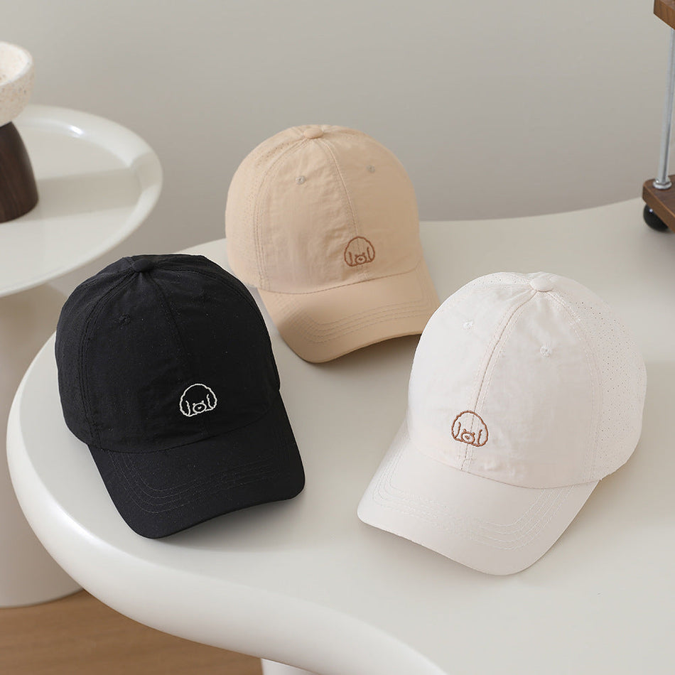 Kids' Mesh Quick-Dry Breathable Sun Cap, Summer