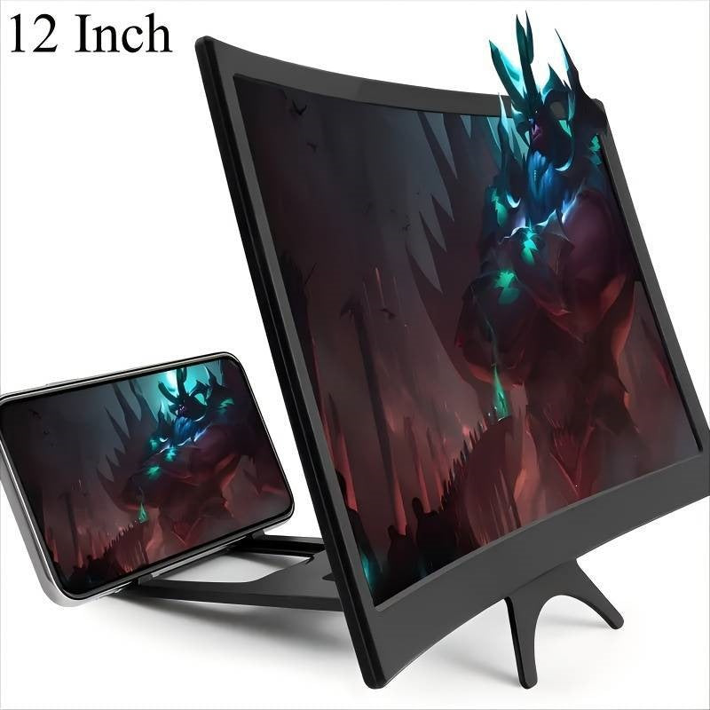 Curved Mobile Phone Screen Amplifier with 12-Inch Magnifier