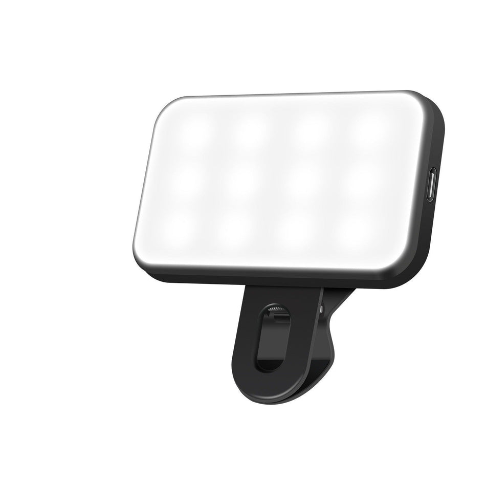 LED Clip-On Fill Light for Mobile Phone and Computer Vlogging