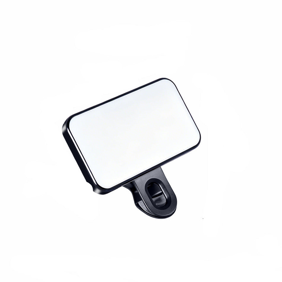 Rechargeable LED Selfie Fill Light with Three Color Temperatures