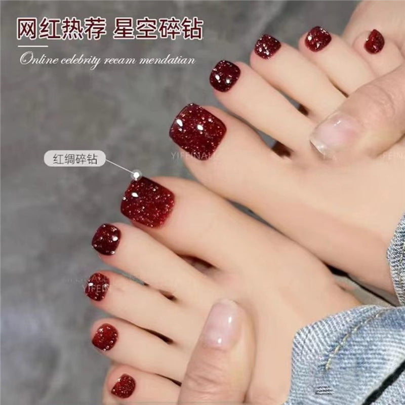 Sparkling Diamond Nail Polish Quick-Dry Long-Lasting Nail Color