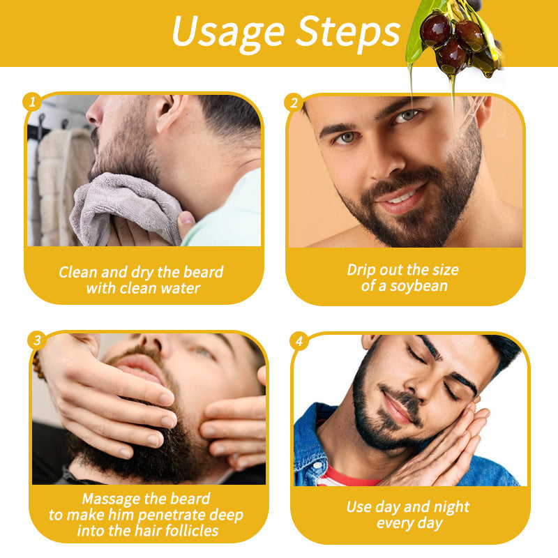 DOLANJN Caffeine Beard Care Oil, Repairing Facial Oil