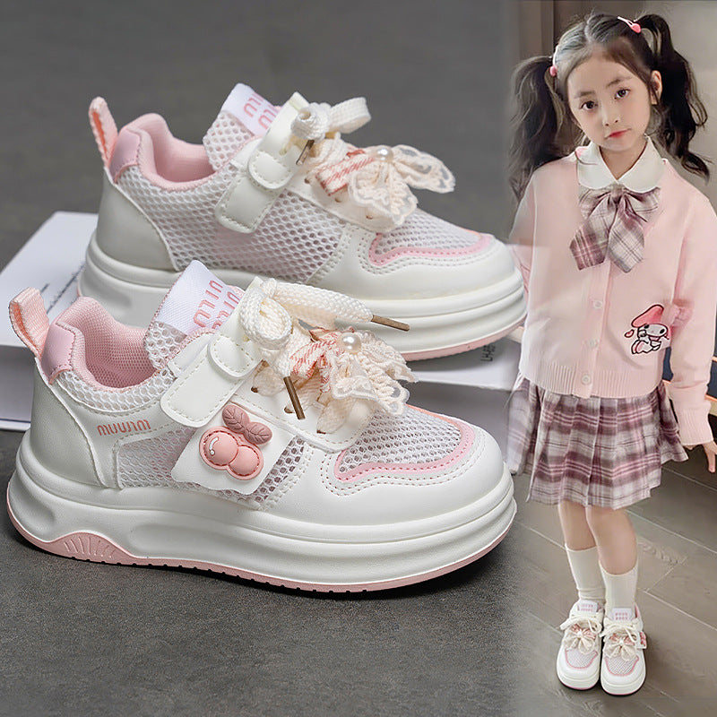 Kids' Korean Style Mesh Summer Sneakers