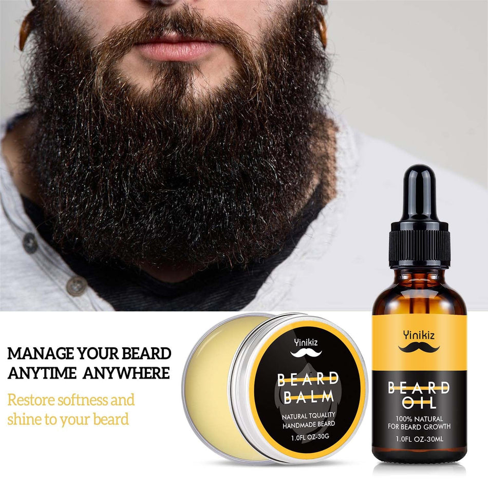Yinikiz Beard Oil, Nourishing Men's Beard Care Essential Oil