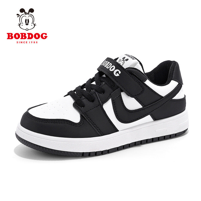 Boys' Waterproof Leather Casual Sports Sneakers