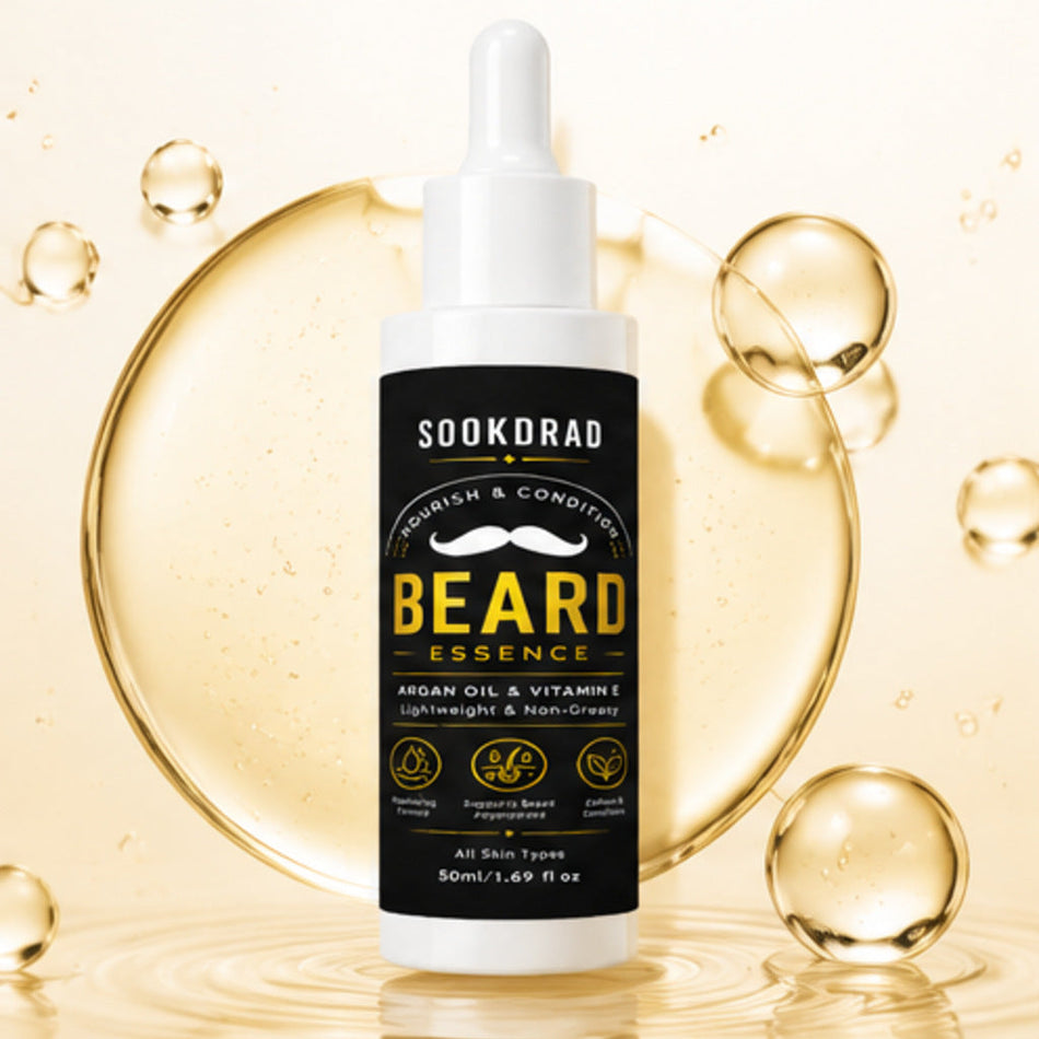 Sookdrad Men's Beard Nourishing Essence Light Moisturizing