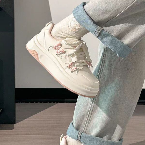 Girls' Trendy Lightweight Soft-Sole Sneakers