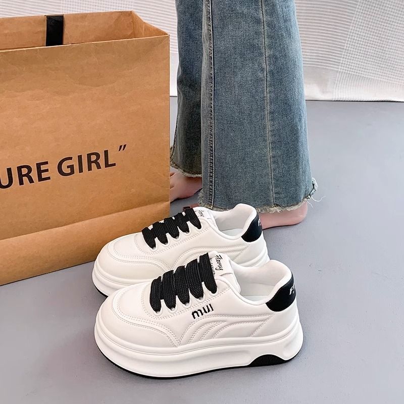Girls' Thick-Soled Height-Increasing Sneakers