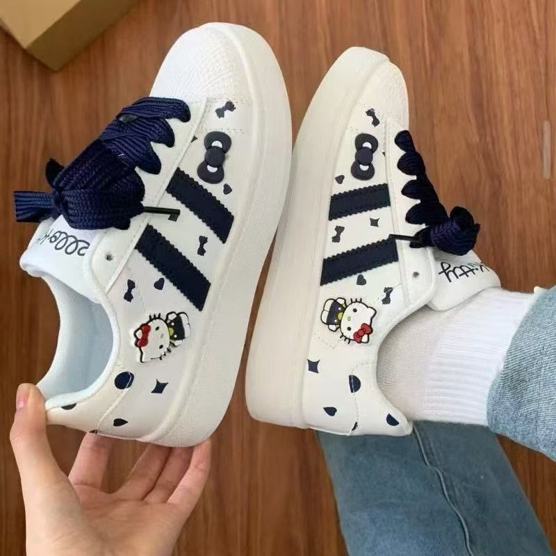 Girls' Shell Toe Non-Slip Versatile Sneakers