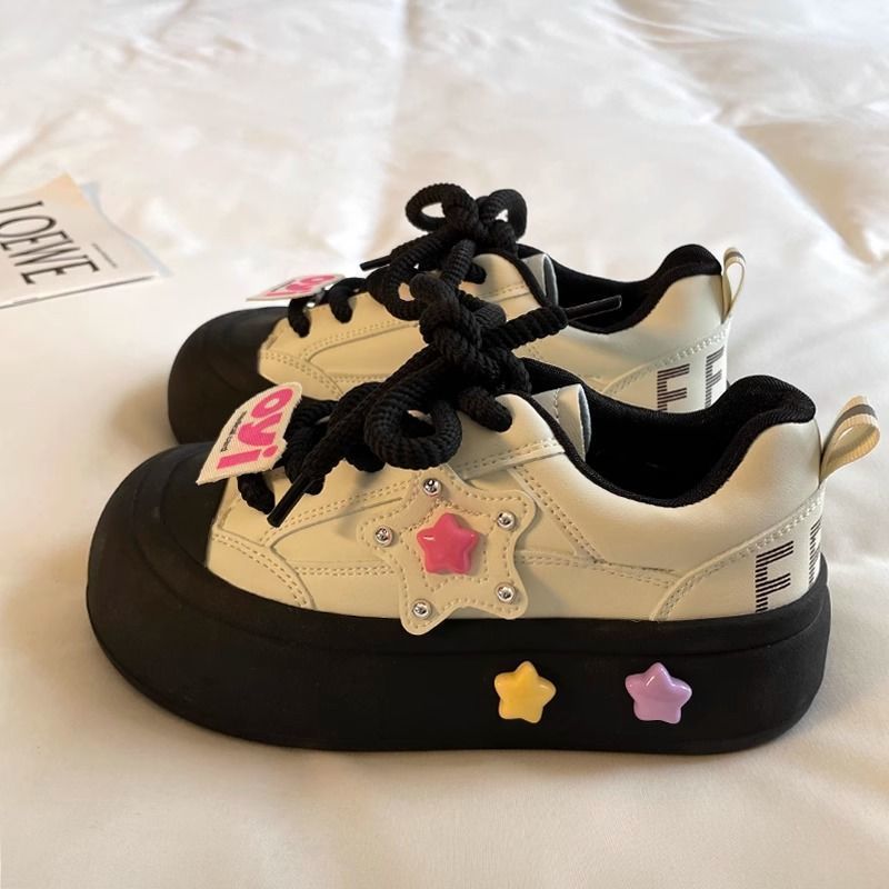 Girls' Super Soft Thick-Sole Princess Sneakers