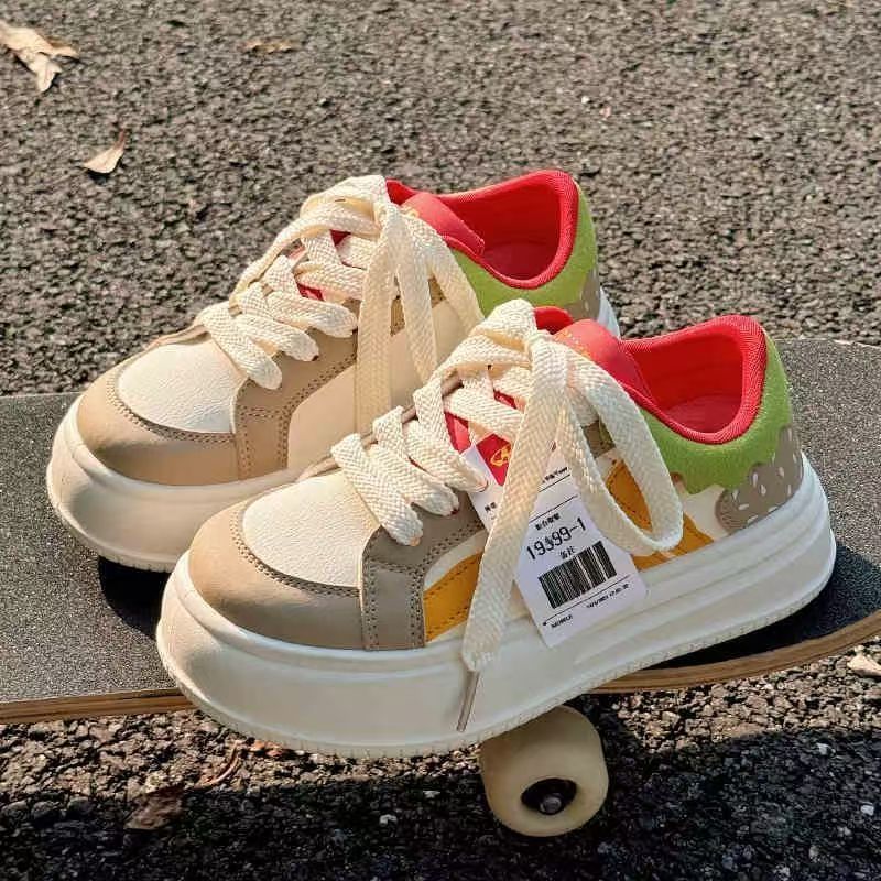 Girls' Niche Thick-Sole Bread Casual Shoes