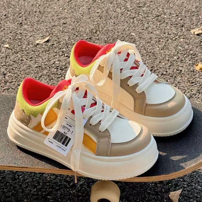 Girls' Niche Thick-Sole Bread Casual Shoes