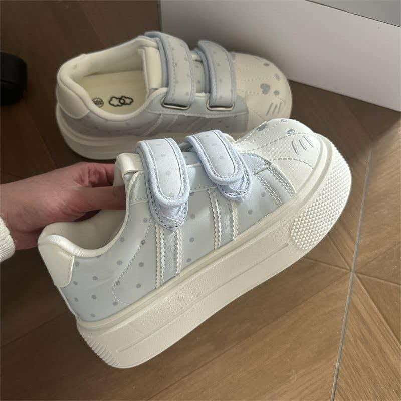Kids' Bread White Board Shoes, Thick-Soled