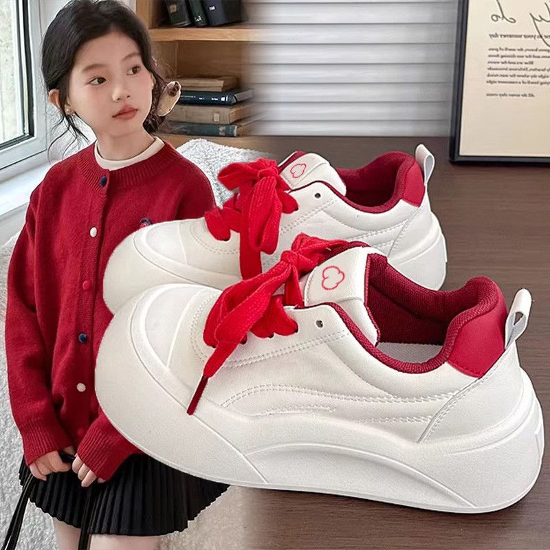 Girls' Big Head Bread Board Shoes, Simple