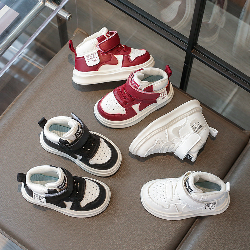 Kids' High-Top Breathable Casual Running Shoes