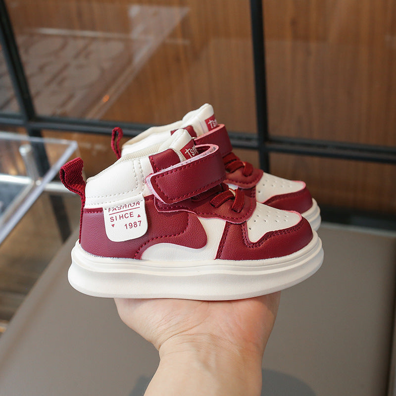 Kids' High-Top Breathable Casual Running Shoes
