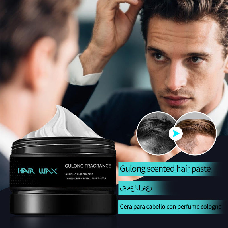 Cologne Fragrance Hair Wax, Clear Styling, Non-Stick Formula