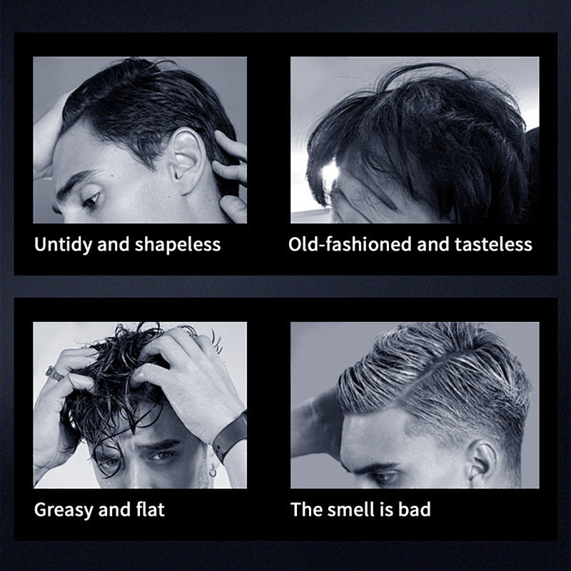 Cologne Fragrance Hair Wax, Clear Styling, Non-Stick Formula