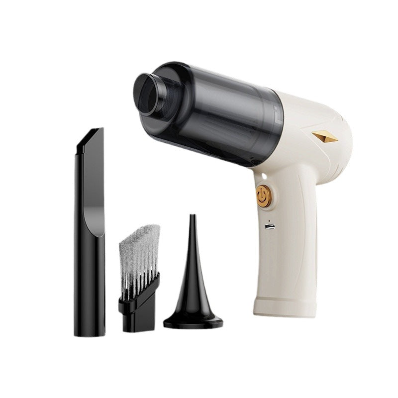 Cordless Car Vacuum Cleaner Wet Dry USB Handheld with LED Light