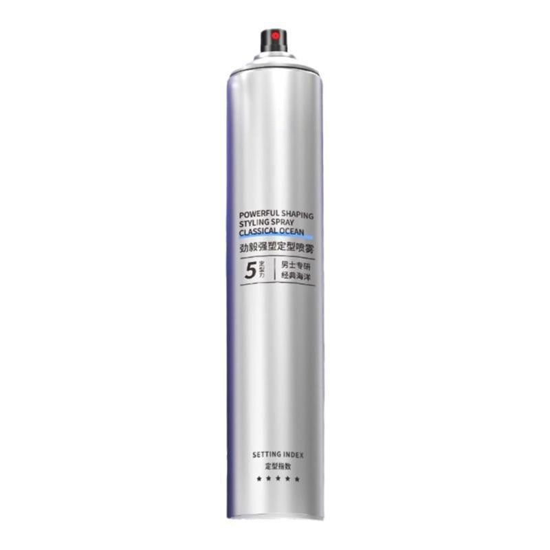 Long-Lasting Hair Spray for Men, Natural Fluffy Moisturizing Hold