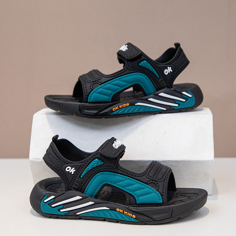 Boys' Summer Beach Sandals Soft Sole Non-Slip Kids' Shoes