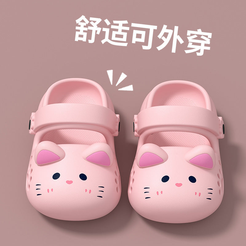 Cartoon Kids' EVA Clogs Waterproof Non-Slip Outdoor Sandals