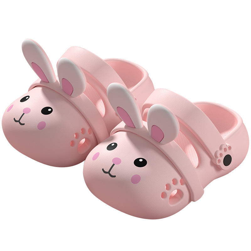 Girls' Rabbit EVA Slippers Lightweight Non-Slip Summer Shoes