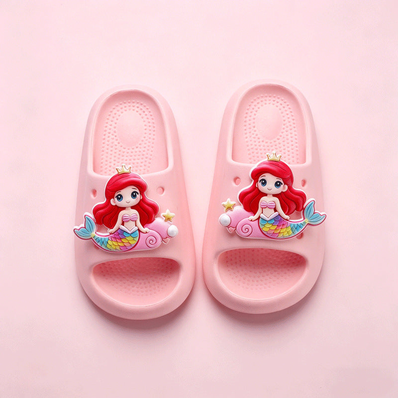 Kids' Cartoon EVA Sandals Breathable Non-Slip Parent-Child Shoes