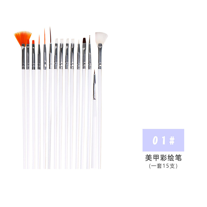 10-Piece Nail Art Tool Set with Pen File and Drill Tools