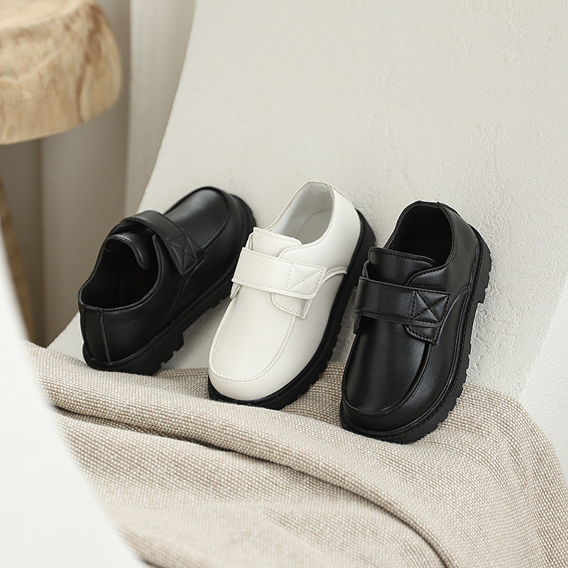 Boys' British Style Leather Shoes for Formal Occasions