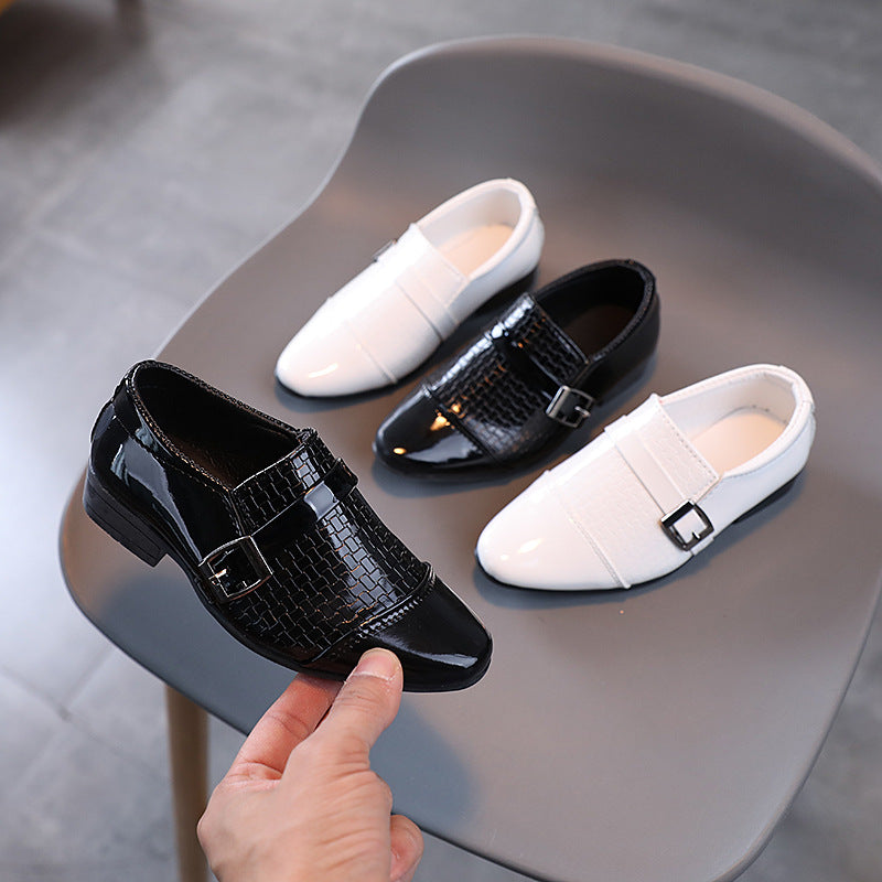 Boys' Etiquette Leather Shoes, European and American Style