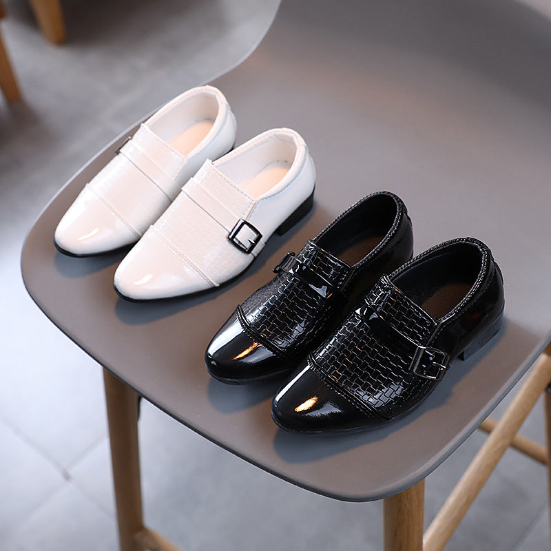 Boys' Etiquette Leather Shoes, European and American Style