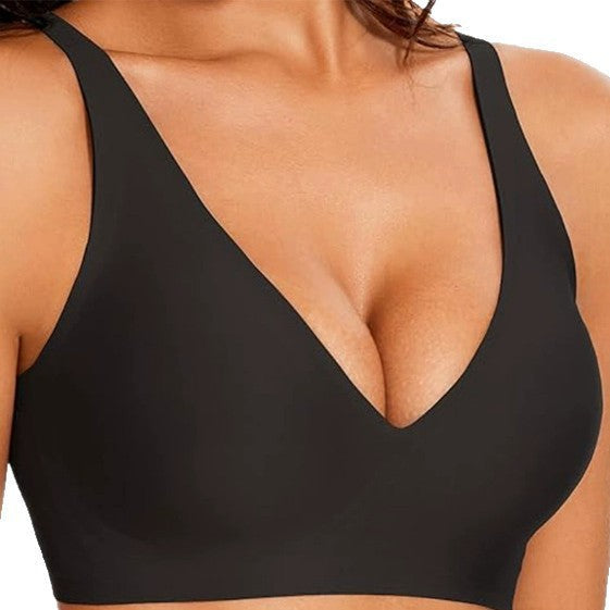 Women's Seamless Wireless Full-Cup Bra with Jelly Gel Padding