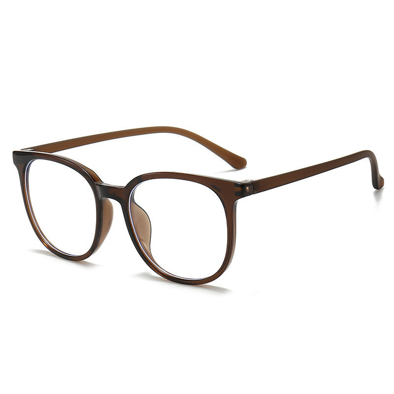 Women's Ultra-Light Myopia Glasses Large Frame Square Round Face