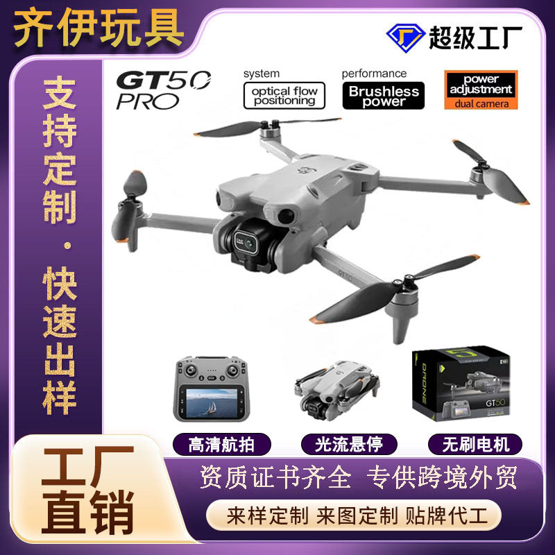 GT50Pro Drone with Screen Remote, HD Camera and Brushless Motor