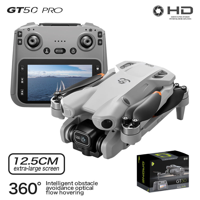 GT50 Pro HD Drone with Screen Remote and Brushless Motor