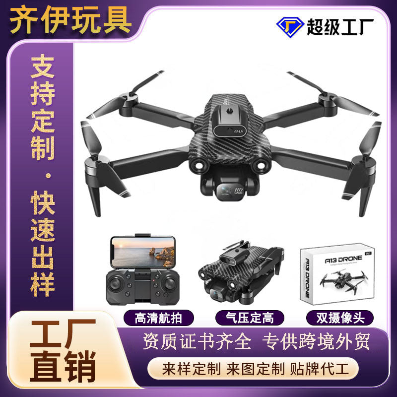 A13 Foldable Dual-Camera Drone with HD Optical Flow and Avoidance